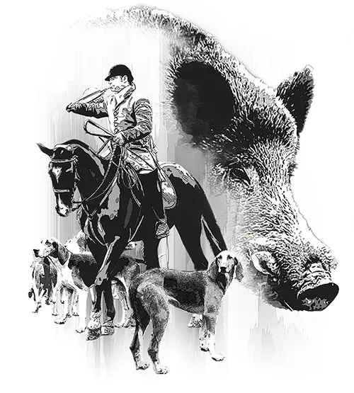 Chasse à cours Image à imprimer de chasse à cours