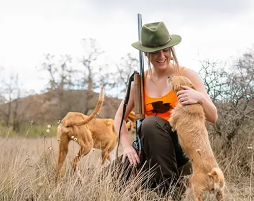 t-shirt chasse femme bécasse personnalisé pour chasseresse