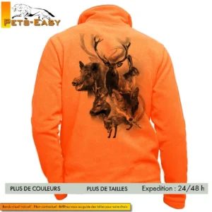 Veste polaire vénerie personnalisée