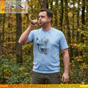 T-shirt de chasse daim personnalisé