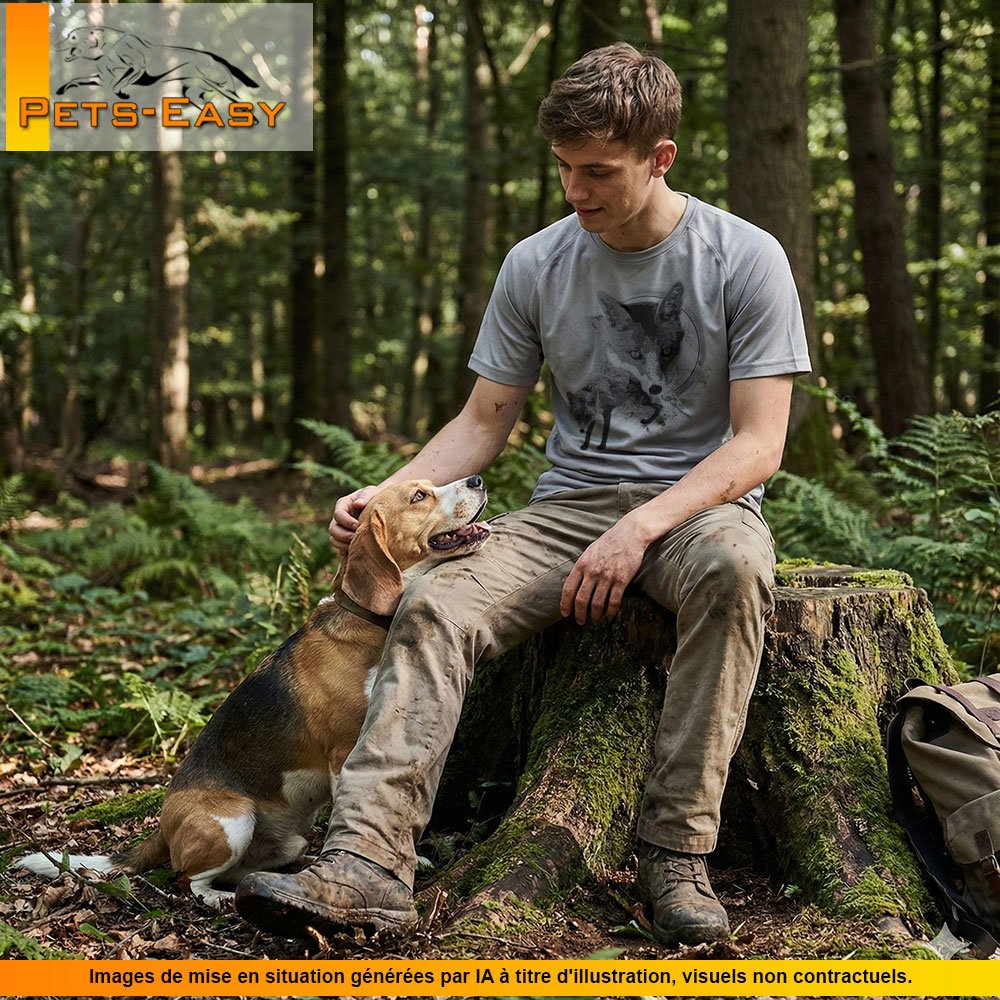 T-shirt de chasse renard personnalisé