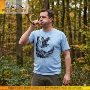 T-shirt de chasse bécasse personnalisé