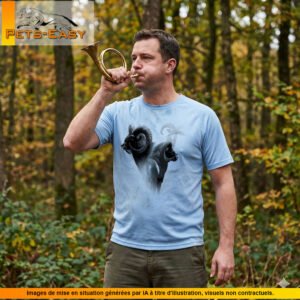 T-shirt de chasse mouflon personnalisé