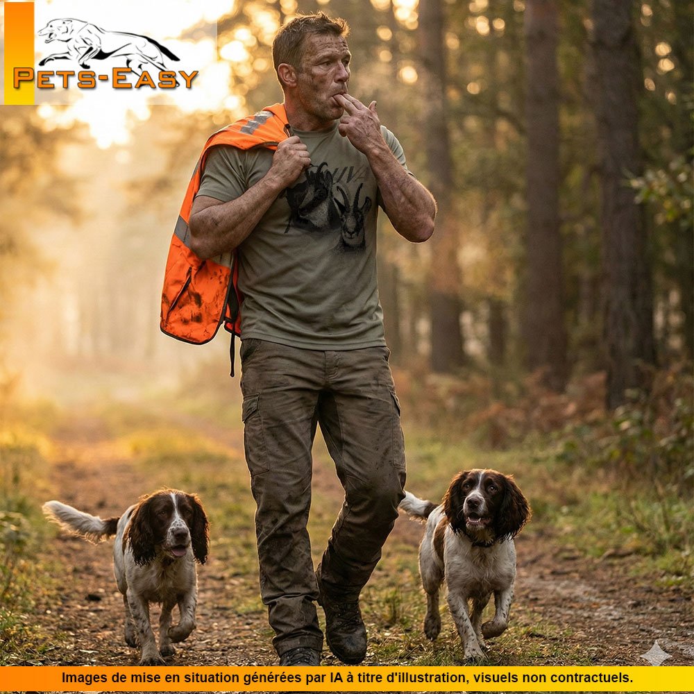 T-shirt de chasse chamois personnalisé