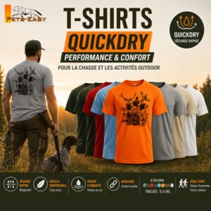 T-shirt de chasse vénerie personnalisé