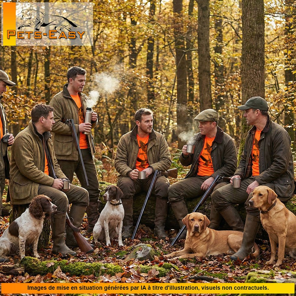 T-shirt de chasse oie sauvage personnalisé