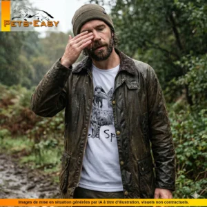 T-shirt de chasse Rapporteurs et leveurs personnalisé, blanc M