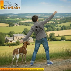 Veste polaire de chasse Terriers personnalisée, gris M