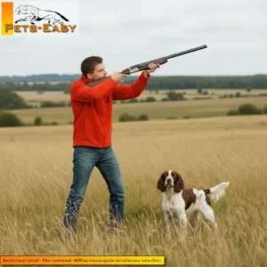 Veste polaire de chasse Chevreuil personnalisée, rouge L