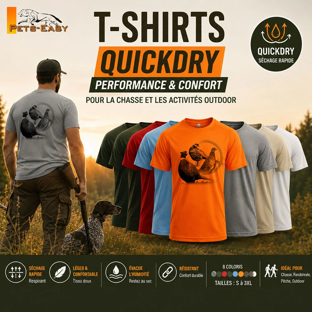 Détail du motif faisan imprimé sur le t-shirt