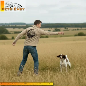 Veste polaire de chasse Bouquetin personnalisée, beige L