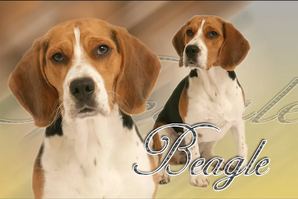Beagle, chien de chasse — motifs personnalisés pets-easy