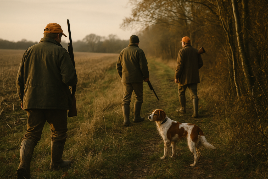 Le plus petit des chiens d'arrêt, plaine serrée et bois, bécasse — chasse de un Épagneul breton