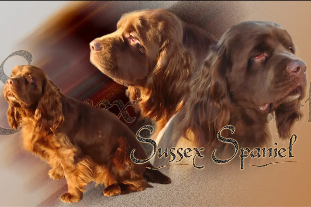 Sussex Spaniel, chien de chasse — motifs personnalisés pets-easy