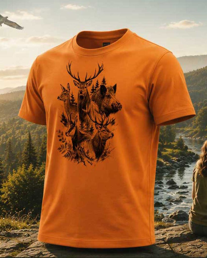 T-shirt homme de chasse personnalise - pets-easy