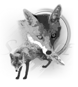 Motif Renard pour débardeur de chasse personnalisé